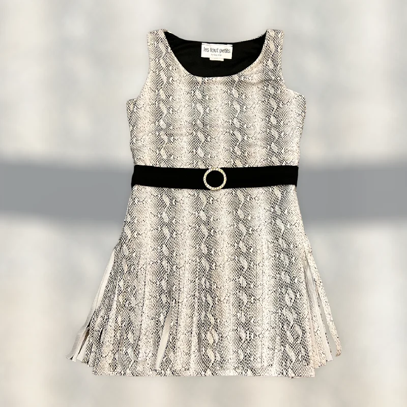 formal dressBlack Snakeskin Dress