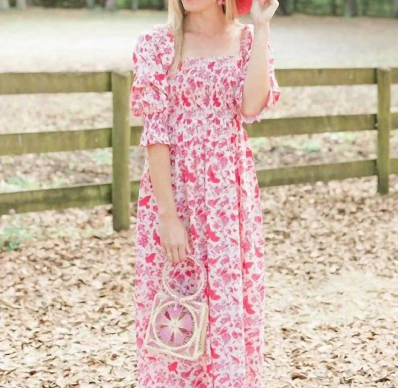 casual dressOl' Village Songbird Dress In Pink