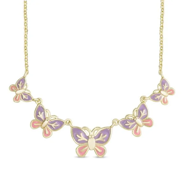 satin midi dressLily Nily Butterfly Necklace