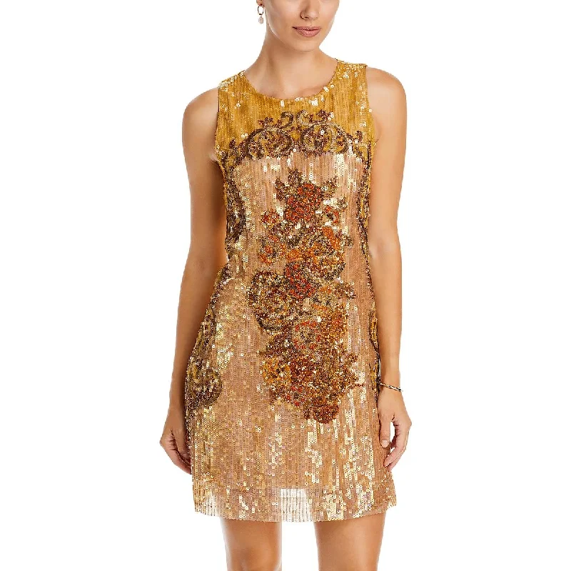 trendy bodycon dressKobi Halperin Womens Amy Sequined Mini Cocktail And Party Dress