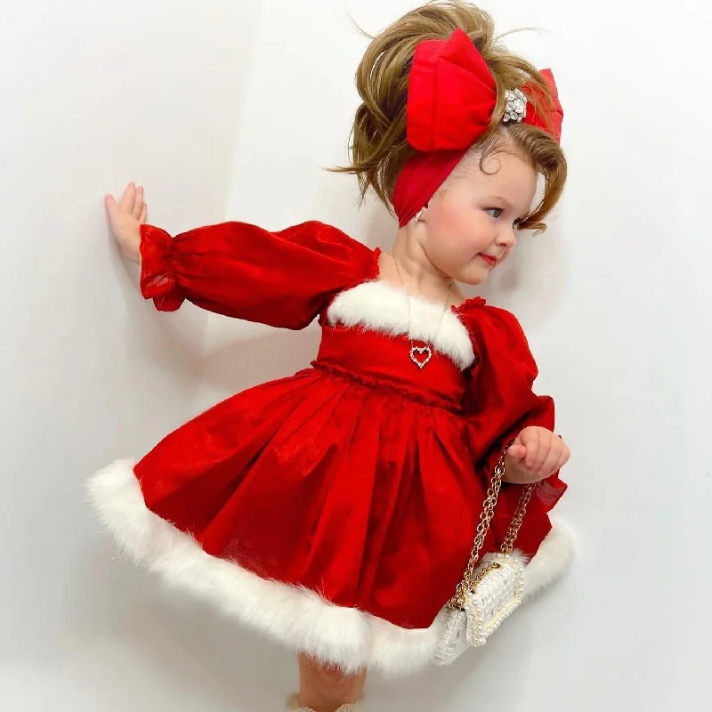 statement dressThe Santa Baby Doll Dress