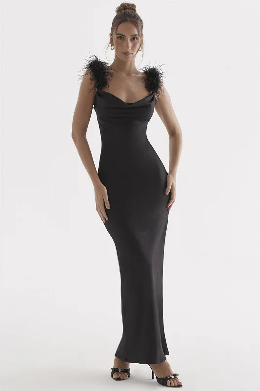 Limited Edition elegant shift dressRachel Spaghetti Strap Maxi Dress