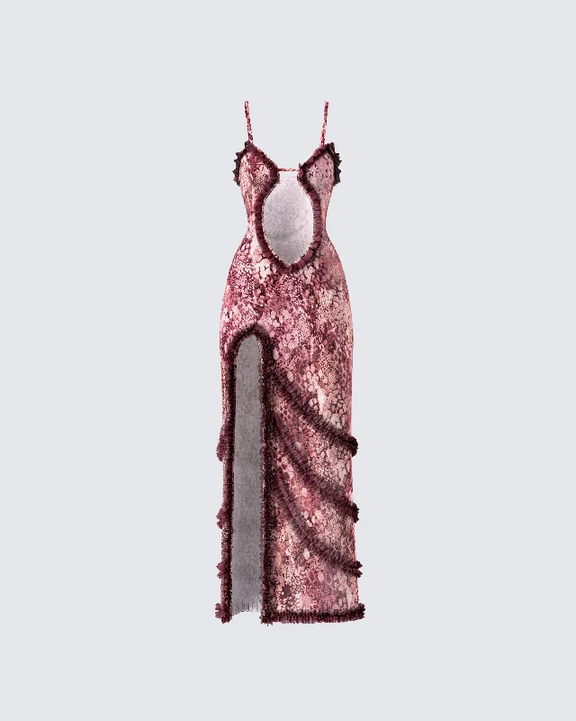 New Deals playful dressJavana Serpent Print Maxi Dress