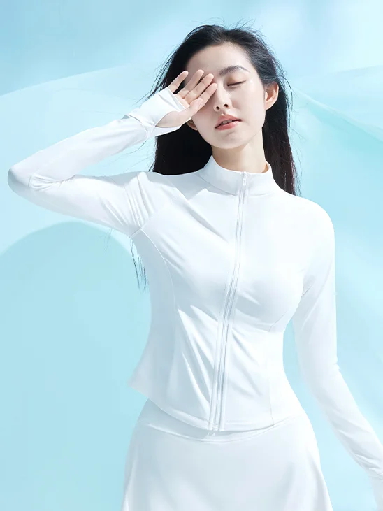 White (Stand Collar)