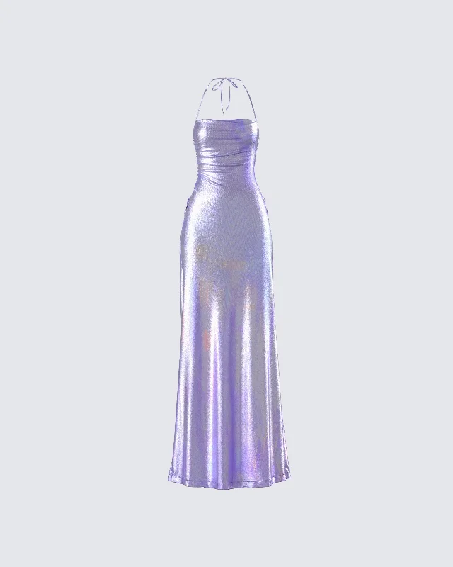 Weekend Special wrap dressKoa Gunmetal Metallic Gown