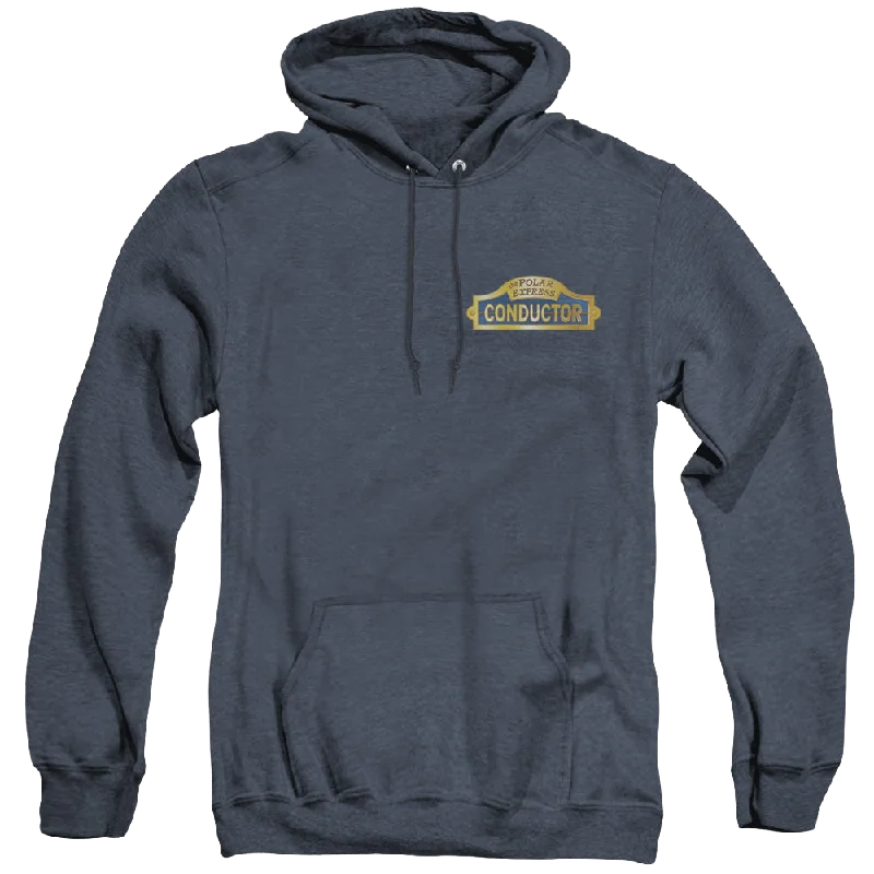 Great Deals fleece hoodiePolar Express Conductor - Heather Pullover Hoodie