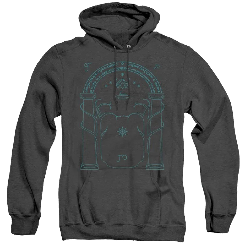 zip-up hoodieLord Of The Rings Trilogy, The Doors Of Durin - Heather Pullover Hoodie