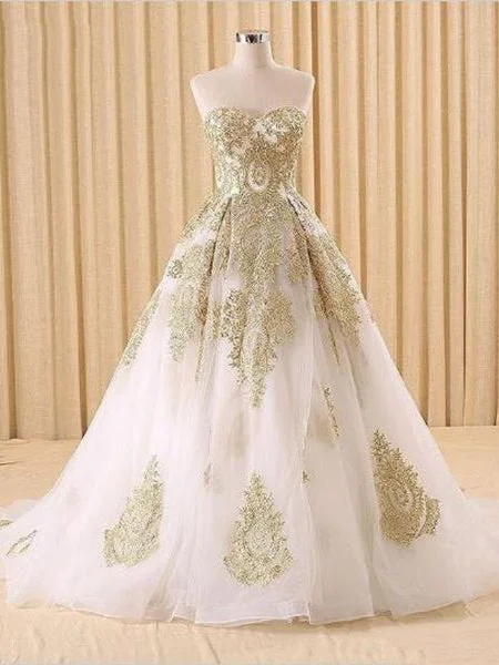Limited Time Ball Gown Wedding Dresses Sweetheart Sweep Brush Train Beautiful Bridal Gown JKW140 Limited Time Ball Gown Wedding Dresses Sweetheart Sweep Brush Train Beautiful Bridal Gown JKW140
