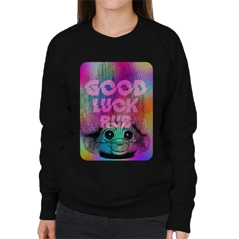 premium gym hoodieTrolls Good Luck Rub Women's Sweatshirt