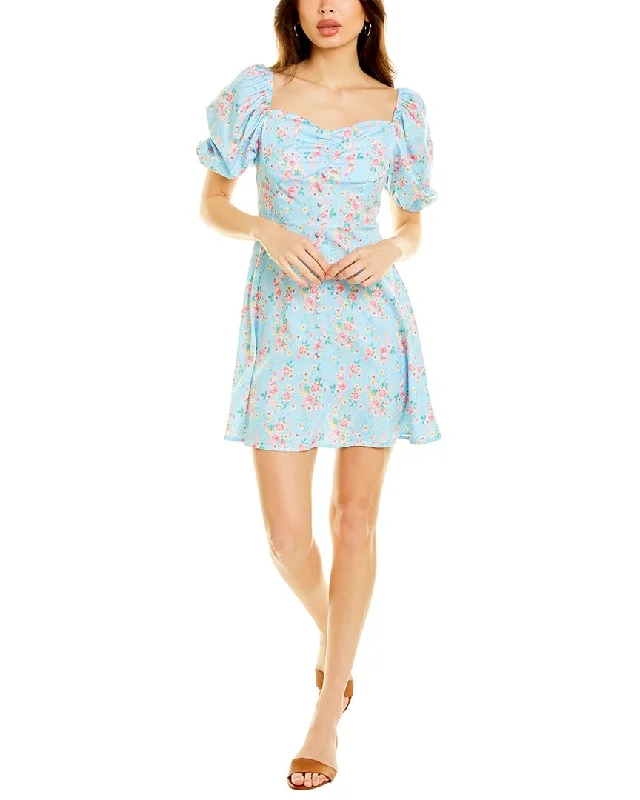 Can't Be Beat v-neck dressTo My Lovers Puff Sleeve Mini Dress