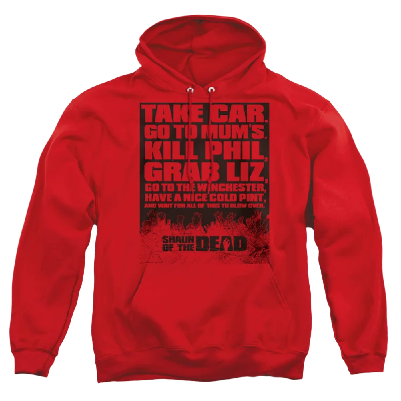 Special Discount cool graphic hoodieShaun of the Dead List - Pullover Hoodie