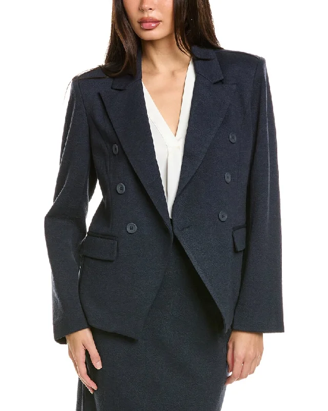 Today’s Deal slim fit coatBadgley Mischka Chain Lock Jacquard Blazer