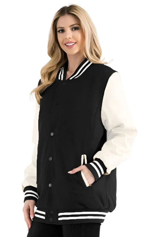 classic jacketBoyfriend Oversized Letterman Jacket S-3XL